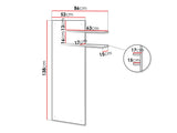 Estantería de pared 662668