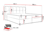Cama continental 664012