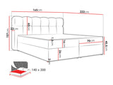 Cama continental 664012