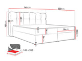 Cama continental 664012