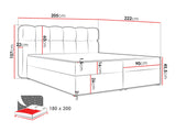 Cama continental 664012
