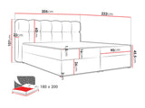 Cama continental 664012
