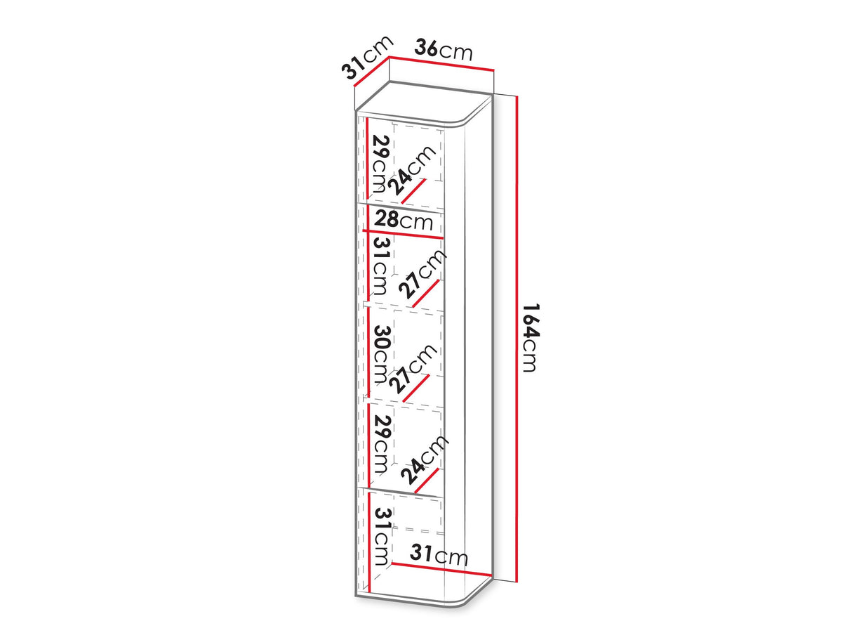 Estantería de pared 664362