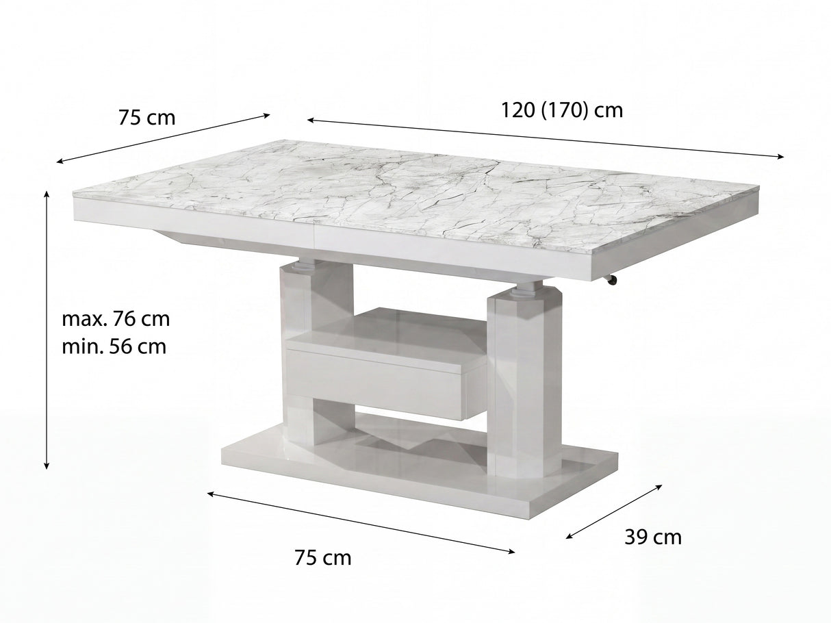 Mesa de centro convertible 664636
