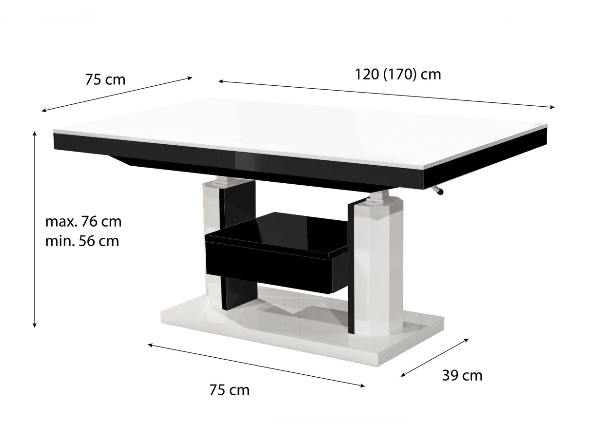 Mesa de centro convertible 664636