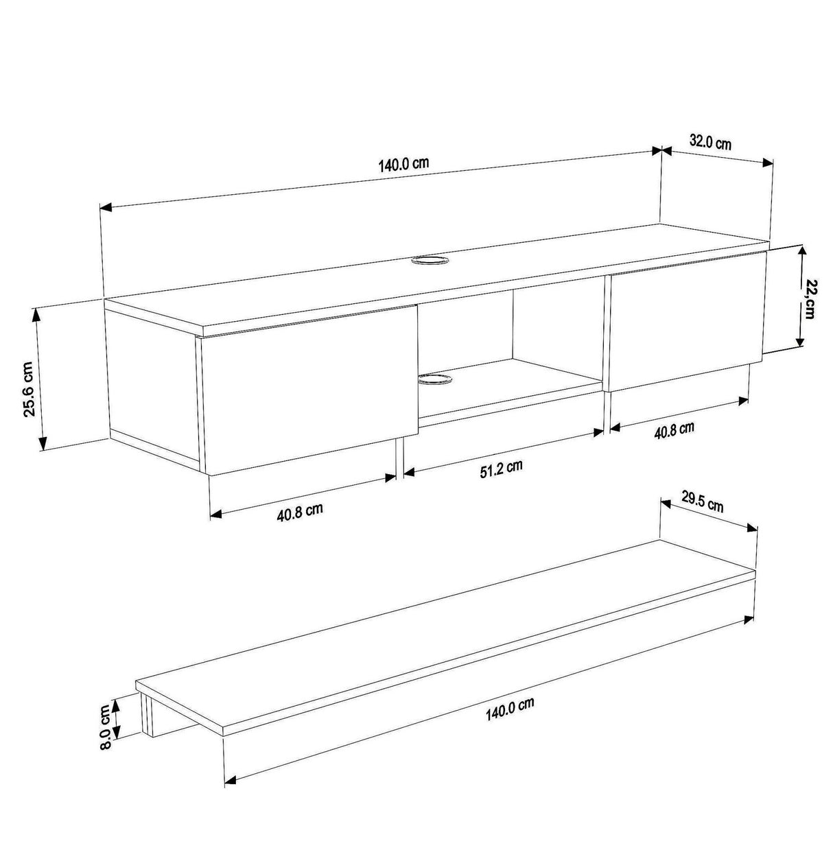 Mueble TV 664852