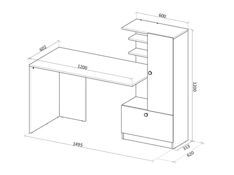 Mesa de oficina 666313