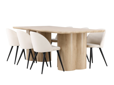 Conjunto de mesas y sillas para comedor 666644 4876805