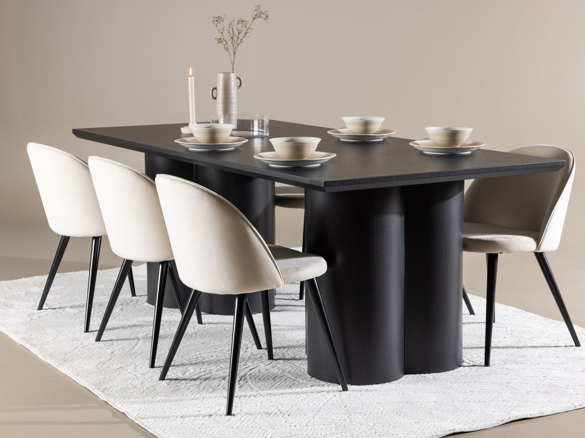 Conjunto de mesas y sillas para comedor 666644