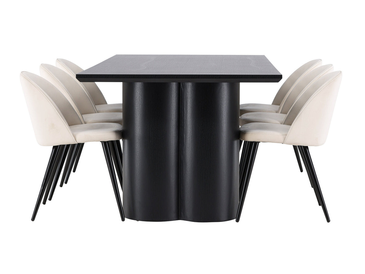Conjunto de mesas y sillas para comedor 666644
