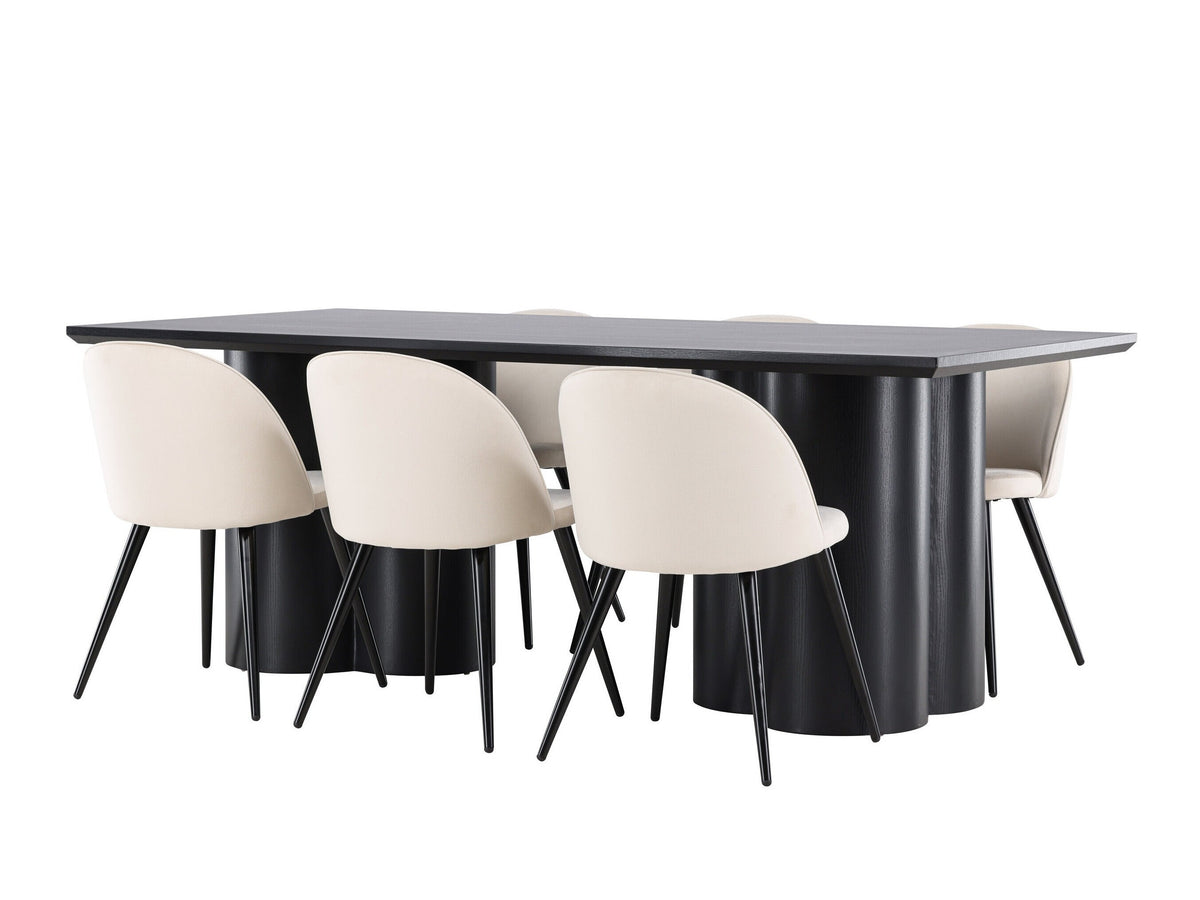 Conjunto de mesas y sillas para comedor 666644