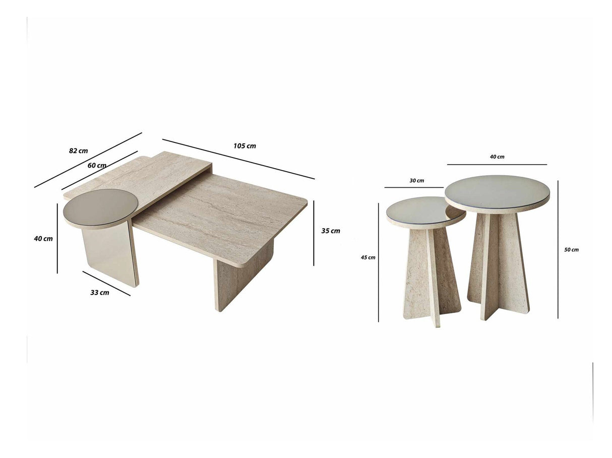 Conjunto mesa de centro 668730