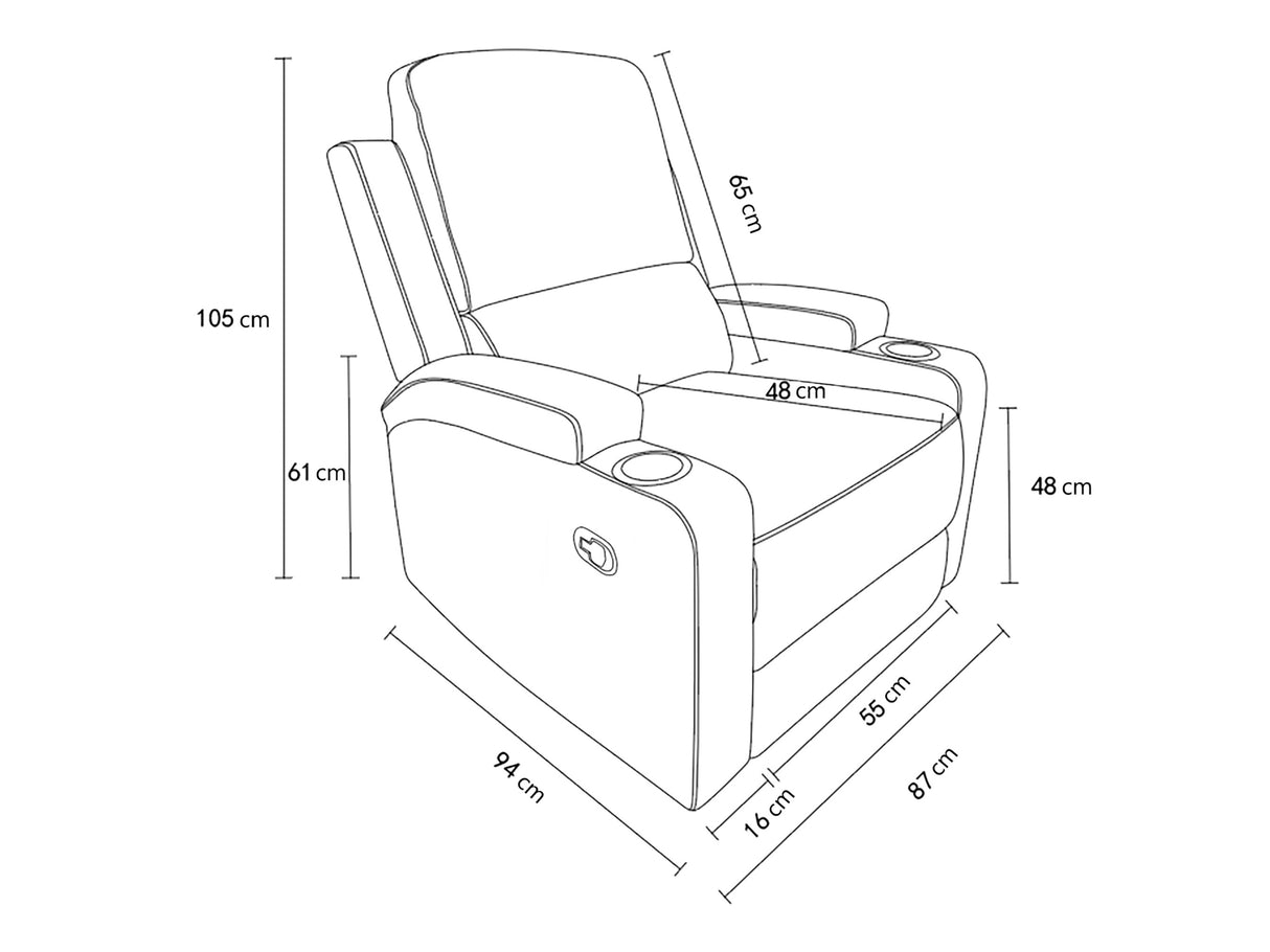 Sillón reclinable 669498