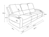 Sofá reclinable 669505
