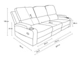 Sofá reclinable 669505