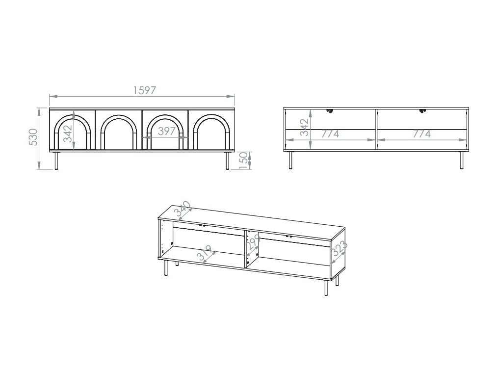 Mueble TV 671927