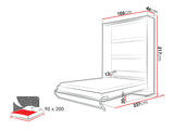 Cama plegable 483040