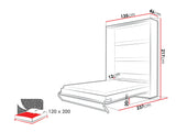 Cama plegable 483040