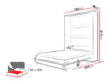 Cama plegable 483040