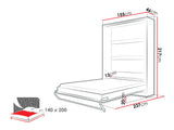 Cama plegable 483040