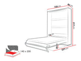 Cama plegable 483040