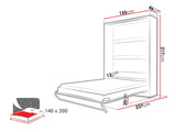 Cama plegable 483040