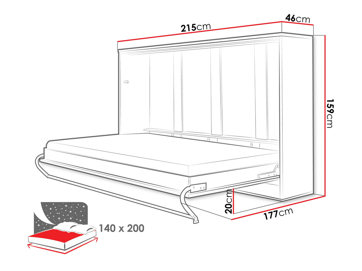Cama plegable 483098