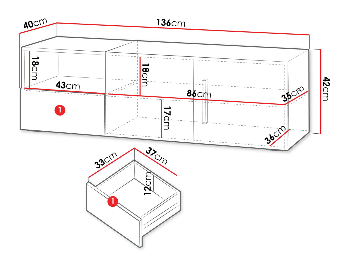 Mueble TV 676243