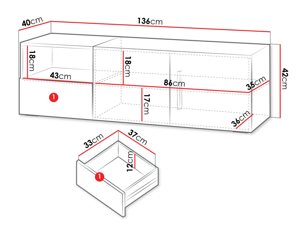 Mueble TV 676243