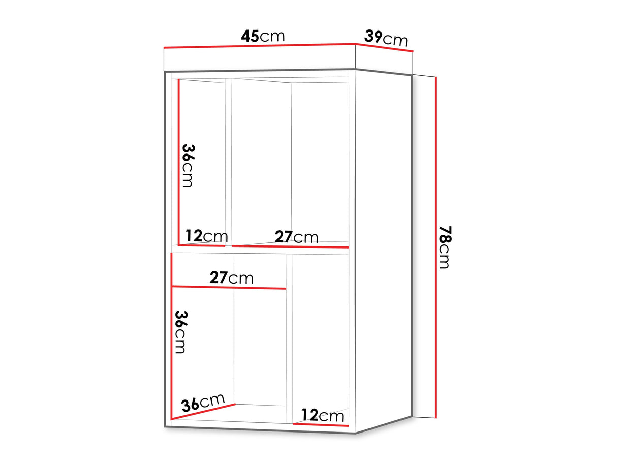 Estantería de pared 676316