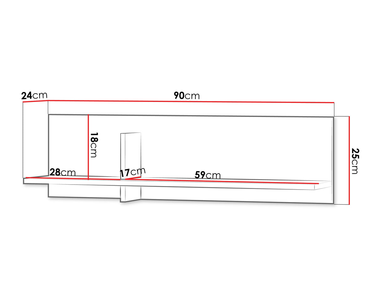 Estantería de pared 676334