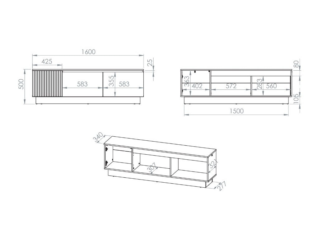 Mueble TV 682506