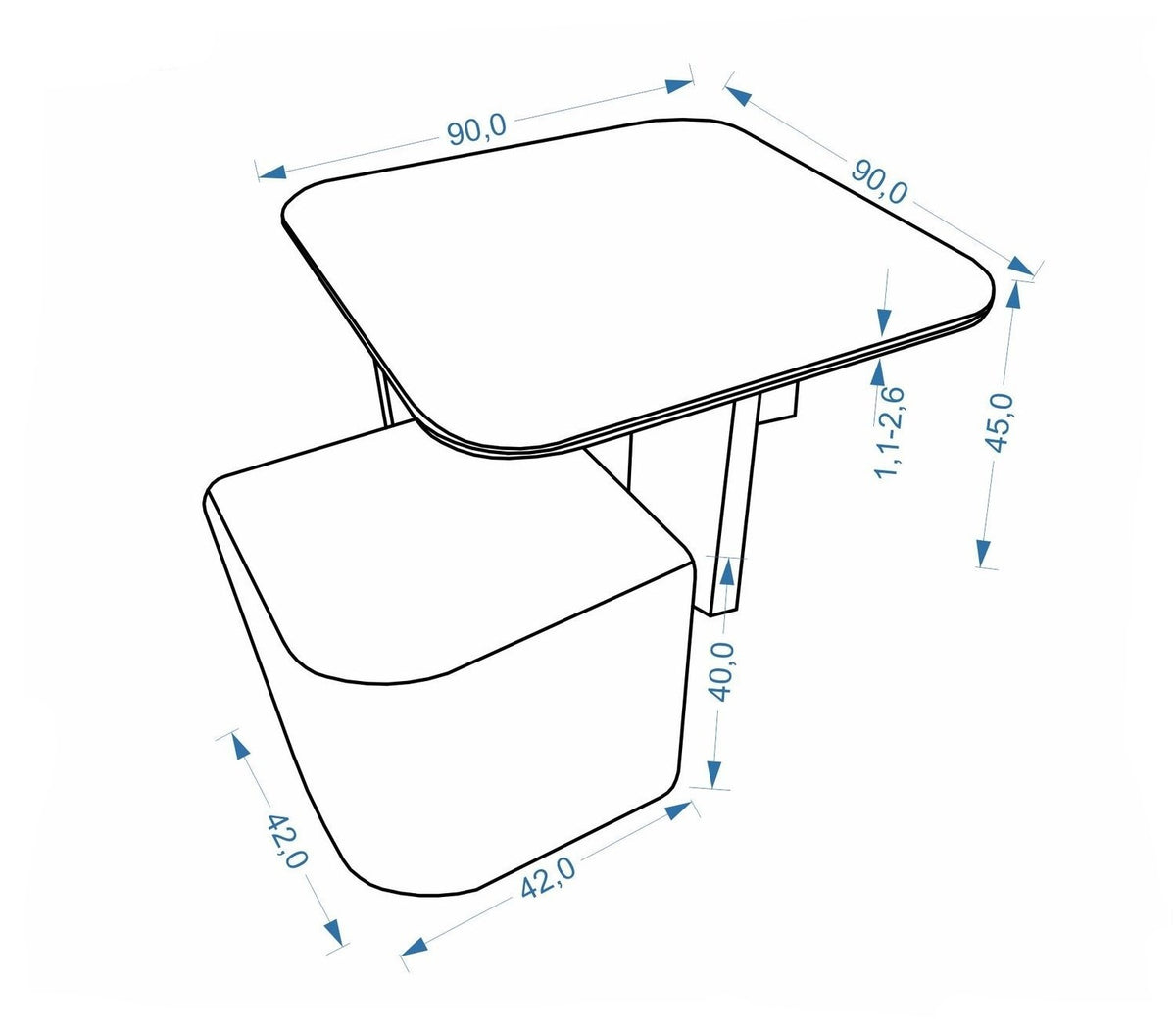 Mesa de centro 686496