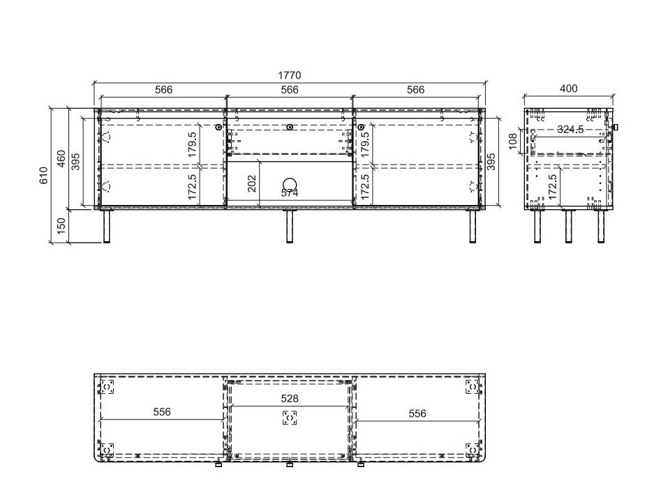 Mueble TV 686510