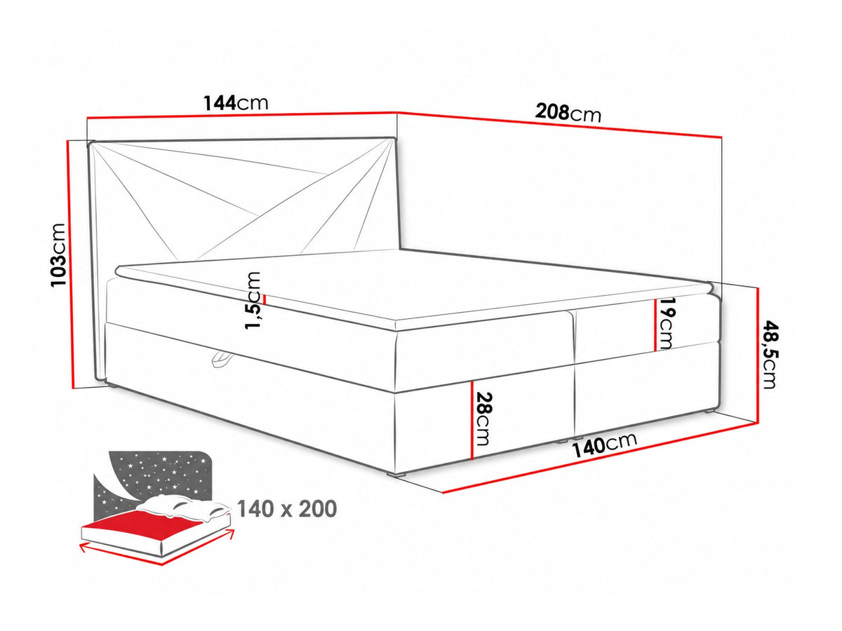 Cama continental 262916 5127543