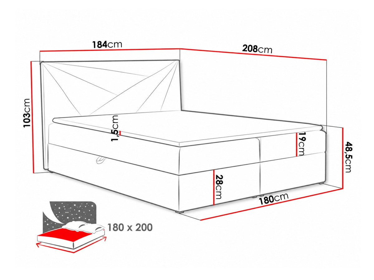 Cama continental 262916 5127563