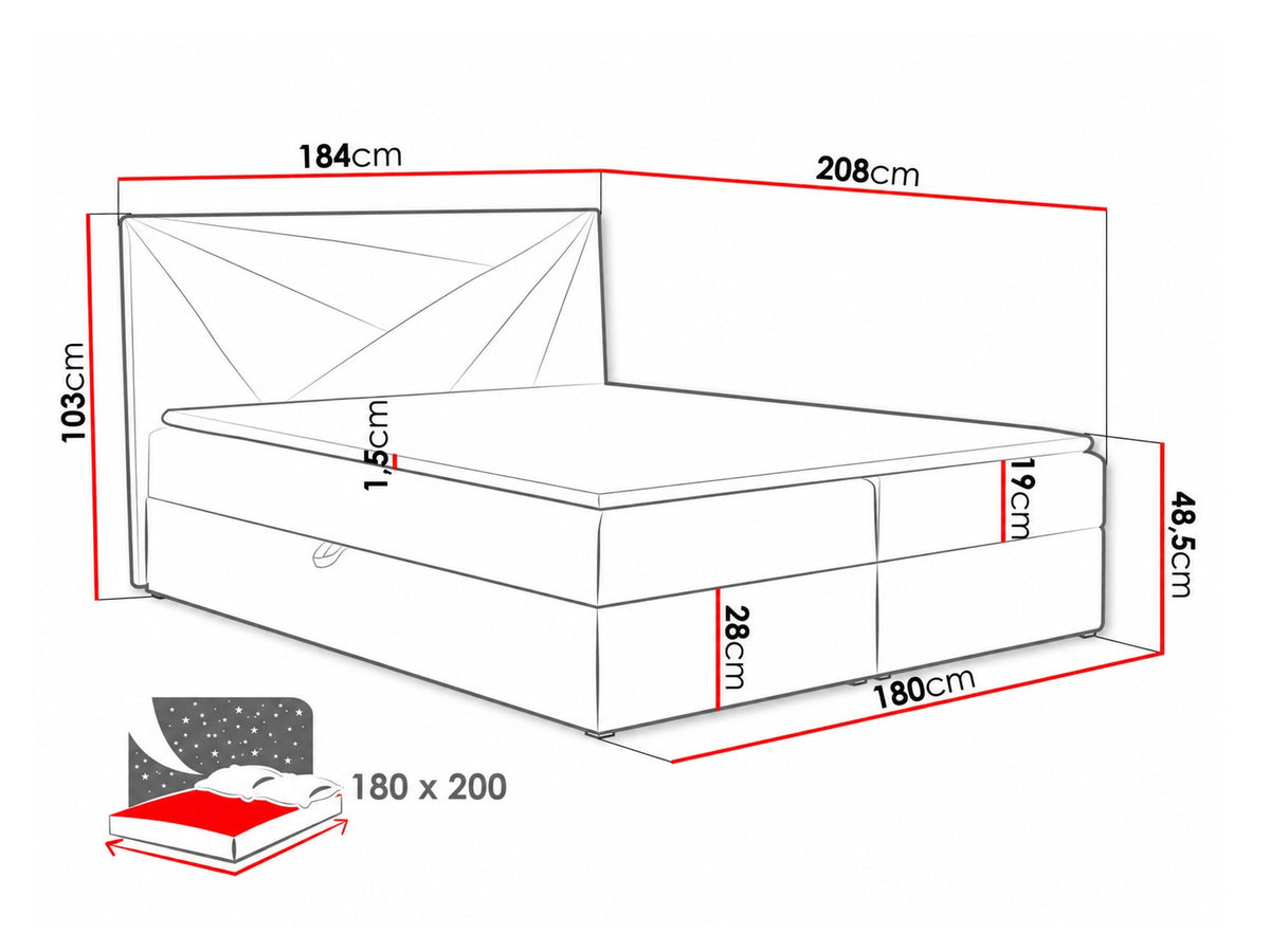 Cama continental 262916 5127567