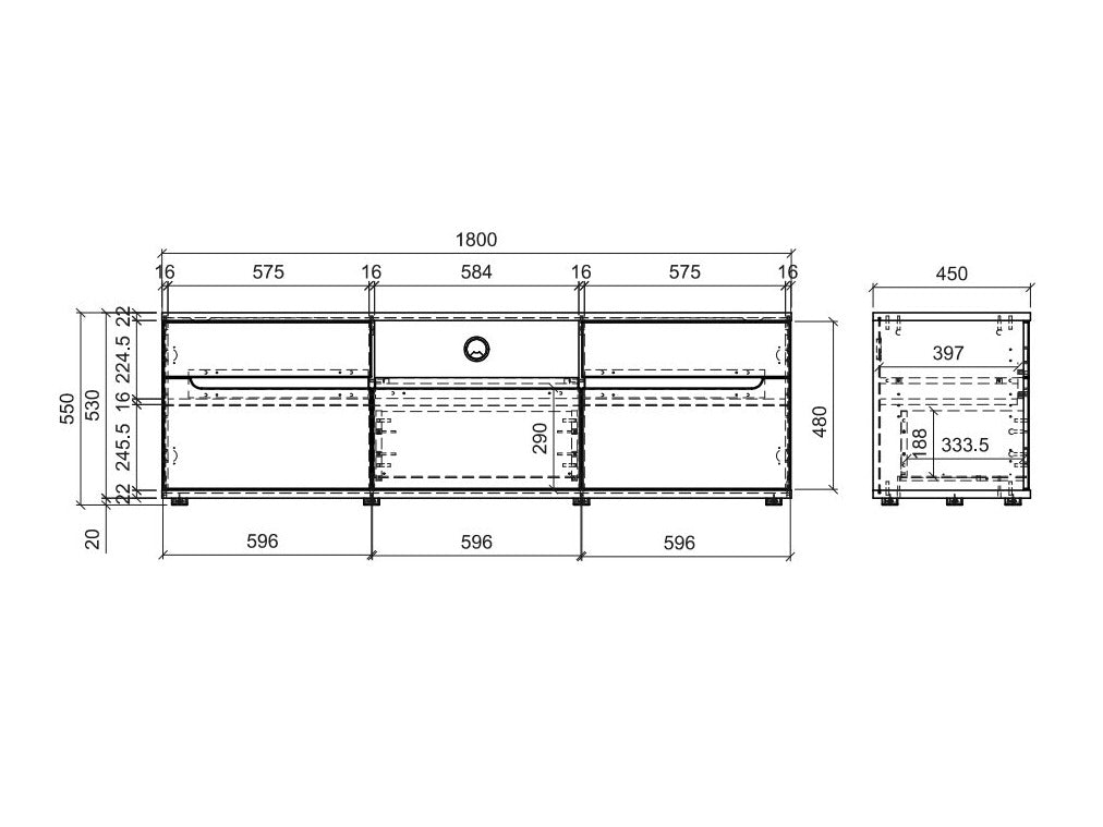 Mueble TV 686859