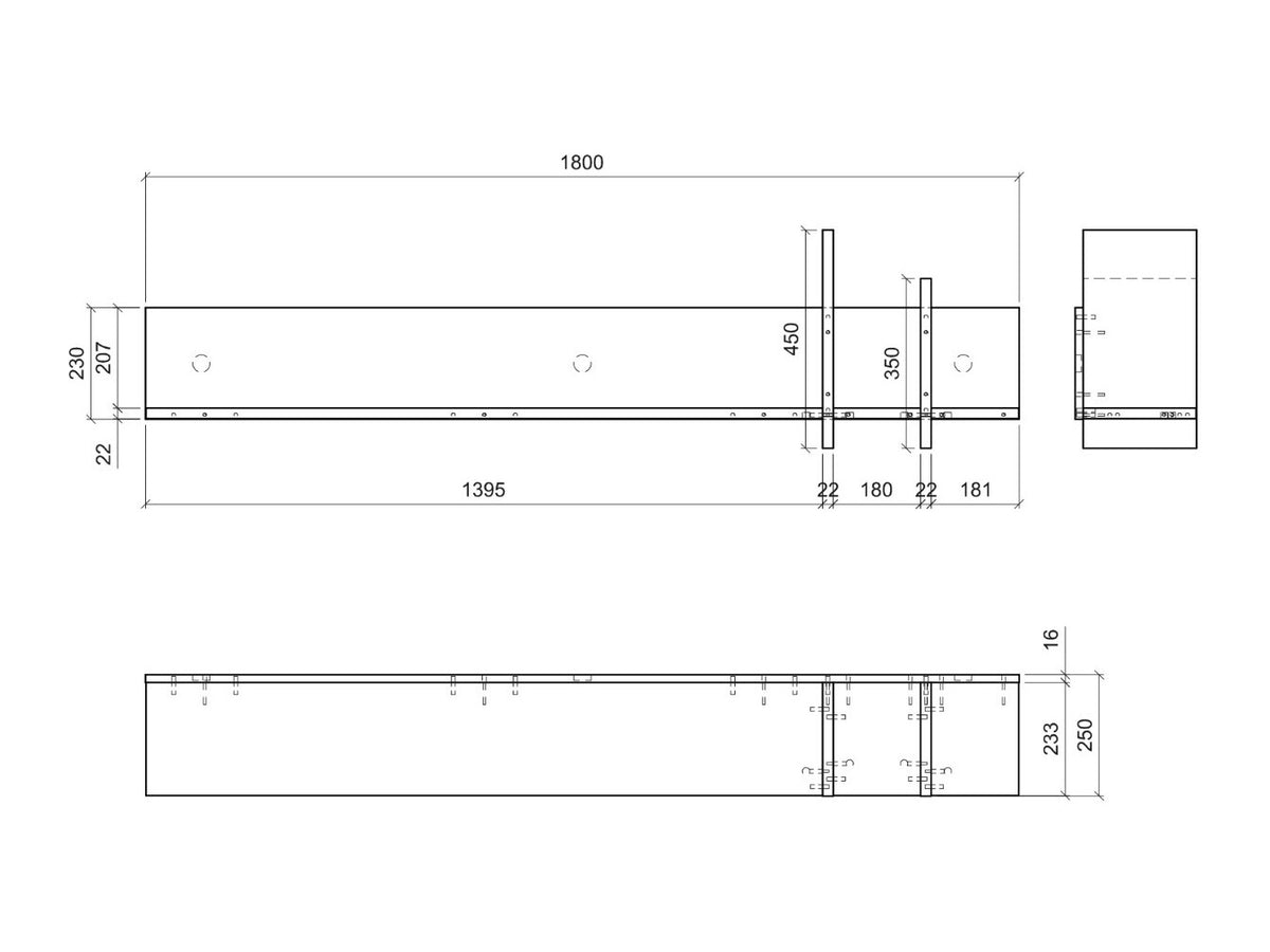 Estantería de pared 687000
