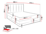 Cama continental 233823 5146433