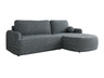 Sofá rinconero Plosebo derecho, gris oscuro Bella 20 5154396