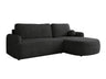 Sofá rinconero Plosebo derecho, negro Margo 227.09 5154541