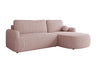 Sofá rinconero Plosebo derecho, rosa 5154575