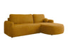 Sofá rinconero Plosebo derecho, amarillo 5154876