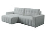 Sofá rinconero Zegara, gris claro 5162950