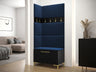 Recibidor Portal modelo D 90 cm, negro, paneles manila 26 5171165