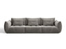 Sofá modular Formentera 5 plazas, gris claro Casino Stone 5182724