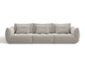 Sofá modular Formentera 5 plazas, gris claro Wind 84 5182813