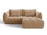Sofá rinconero modular Formentera 240 cm, marrón claro 5182868
