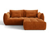Sofá rinconero modular Formentera 240 cm, naranja 5182924